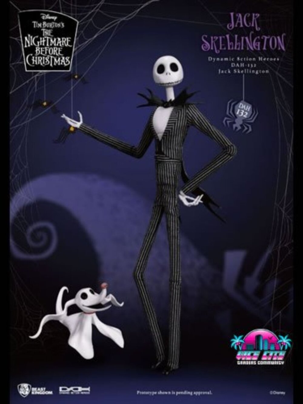 Beast Kingdom Dynamic 8-ction Nightmare Before Xmas Jack Skellington 1/9 Figure